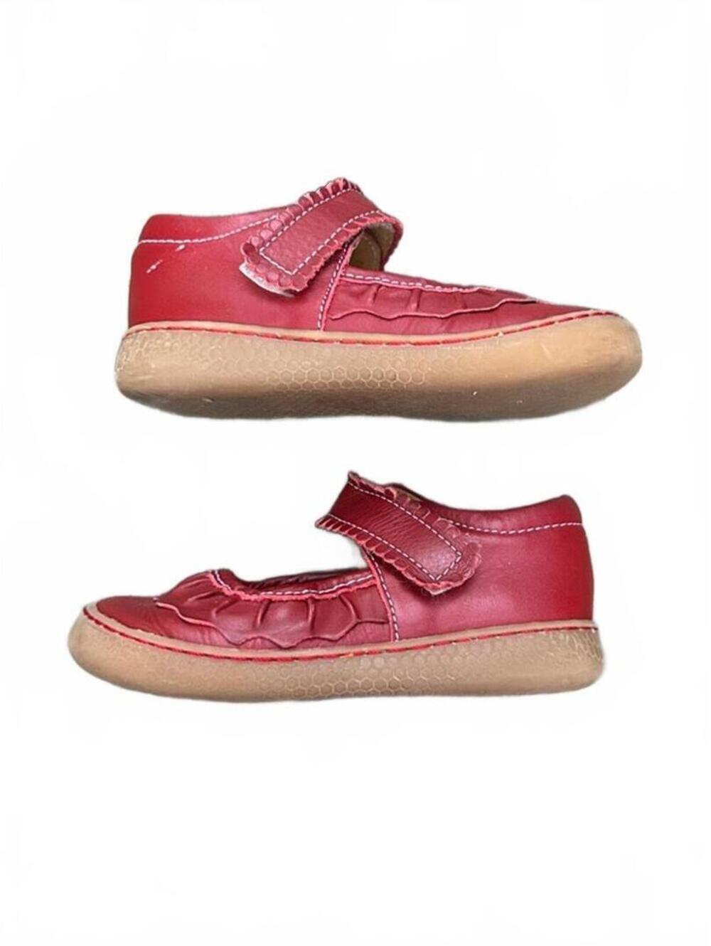 Livie & Luca Ruche Classic Mary Jane Shoes Scarlet Red | Toddler Girls Size 9